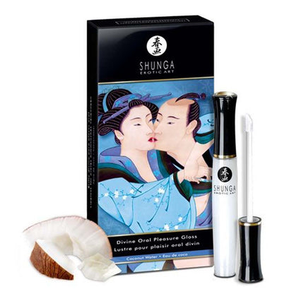 加拿大Shunga口交唇彩椰子味/草莓氣泡酒味10ml Oral Pleasure Gloss 男女可用