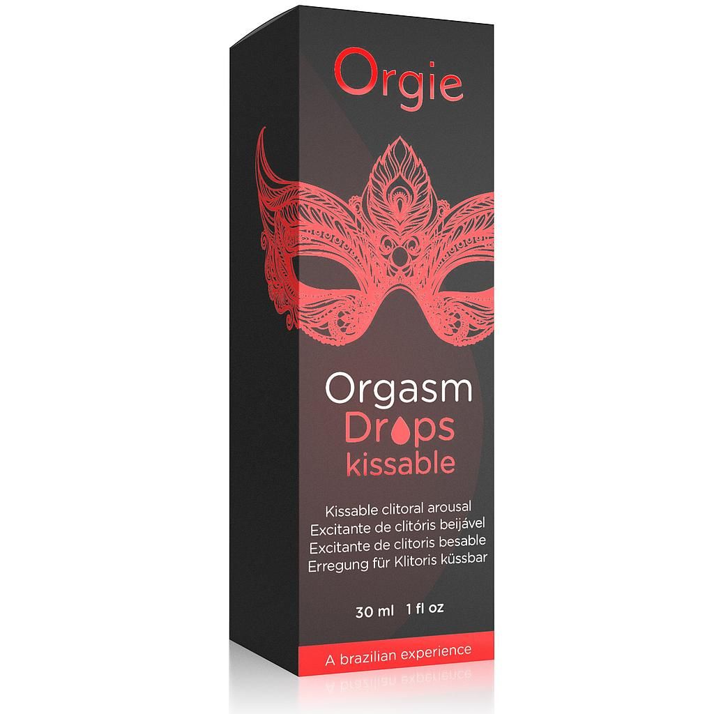 葡萄牙Orgie Orgasm Drops Kissable小紅瓶可食用女性敏感提升精華 潤滑高潮液30ML